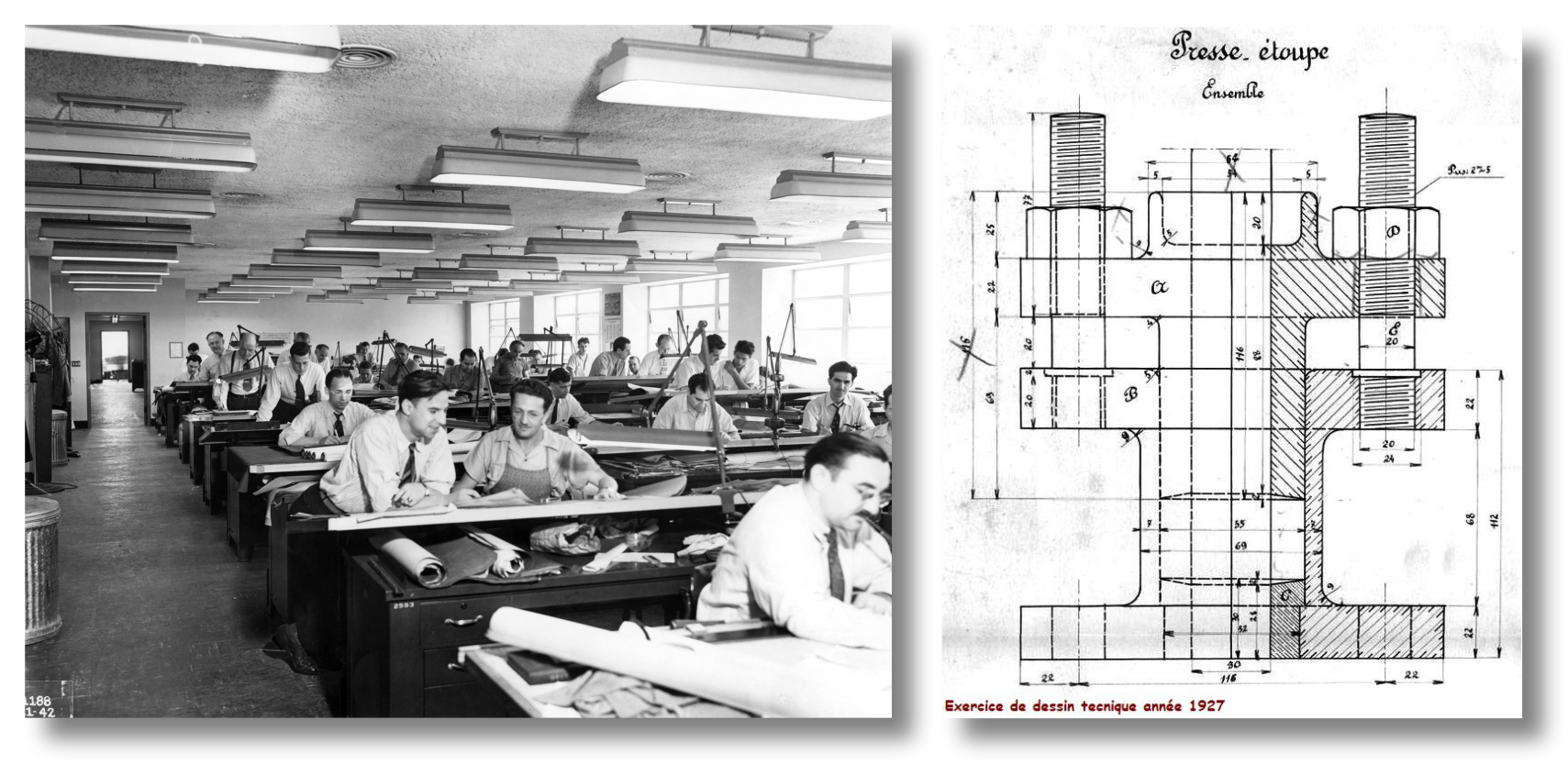 Drafting rooms
